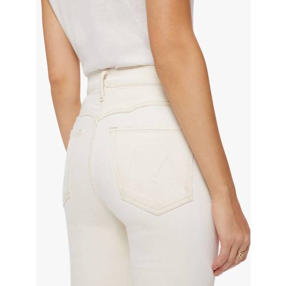 NEW MOTHER the buckle bunny rider ankle jean in act natural - Picture 4 of 5